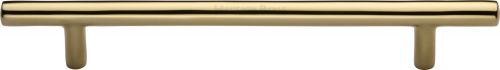 Click Here To Enlarge This Photo Of C0361 160-PB Heritage Brass Cabinet Pull Bar Design 160mm ctc Polished Brass Finish