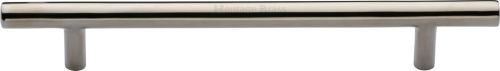 Click Here To Enlarge This Photo Of C0361 160-PNF Heritage Brass Cabinet Pull Bar Design 160mm ctc Polished Nickel Finish