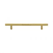 C0361 160-SB Heritage Brass Cabinet Pull Bar Design 160mm ctc Satin Brass Finish