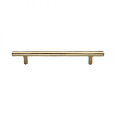 Click Here To Enlarge This Photo Of C0361 203-PB Heritage Brass Cabinet Pull Bar Design 203mm ctc Polished Brass Finish