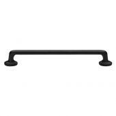 C0376 203-BKMT Heritage Brass Cabinet Pull Traditional Design 203mm ctc Matt Black Finish