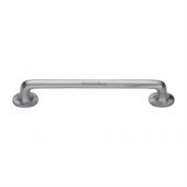 C0376 203-SC Heritage Brass Cabinet Pull Traditional Design 203mm ctc Satin Chrome Finish