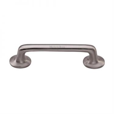 Click Here To Enlarge This Photo Of C0376 203-SN Heritage Brass Cabinet Pull Traditional Design 203mm ctc Satin Nickel Finish