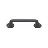C0376 96-BKMT Heritage Brass Cabinet Pull Traditional Design 96mm ctc Matt Black Finish