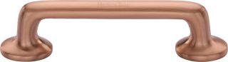 C0376 96-SRG Heritage Brass Cabinet Pull Traditional Design 96mm ctc Satin Rose Gold Finish