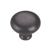 C113 32-BKMT Heritage Brass Cabinet Knob Victorian Round Design 32mm Matt Black Finish