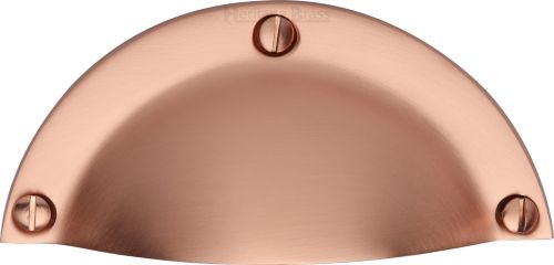 Click Here To Enlarge This Photo Of C1700-SRG Heritage Brass Drawer Traditional Design Satin Rose Gold Finish