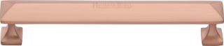C2231 152-SRG Heritage Brass Cabinet Pull Pyramid Design 152mm ctc Satin Rose Gold Finish