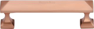 C2231 96-SRG Heritage Brass Cabinet Pull Pyramid Design 96mm ctc Satin Rose Gold Finish