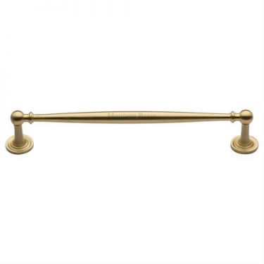 Click Here To Enlarge This Photo Of C2533 152-SB Heritage Brass Cabinet Pull Colonial Design 152mm ctc Satin Brass Finish