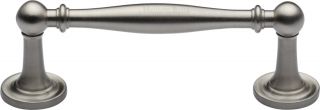 C2533 96-SN Heritage Brass Cabinet Pull Colonial Design 96mm ctc Satin Nickel Finish