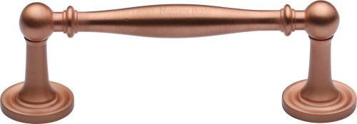 Click Here To Enlarge This Photo Of C2533 96-SRG Heritage Brass Cabinet Pull Colonial Design 96mm ctc Satin Rose Gold Finish