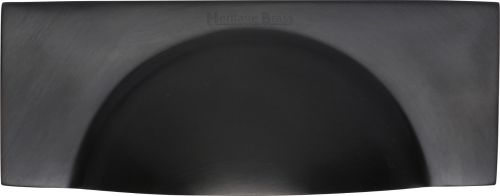 Click Here To Enlarge This Photo Of C2764-BKMT Heritage Brass Drawer Pull Hampshire Design 57mm ctc Matt Black Finish
