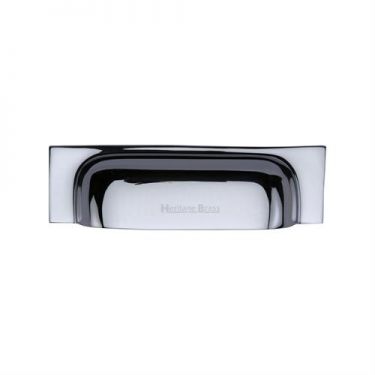Click Here To Enlarge This Photo Of C2766 152-PC Heritage Brass Drawer Pull Military Design 152mm ctc Polished Chrome Finish