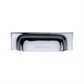 C2766 152-PC Heritage Brass Drawer Pull Military Design 152mm ctc Polished Chrome Finish
