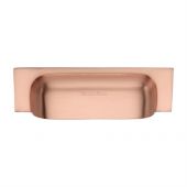 C2766 152-SRG Heritage Brass Drawer Pull Military Design 152mm ctc Satin Rose Gold Finish