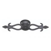 C3072 32-BKMT Heritage Brass Cabinet Knob Oval/Backplate Design 32mm Matt Black Finish