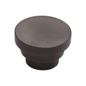 C3624 38-MB Heritage Brass Cabinet Knob Round Stepped Design 38mm Matt Bronze Finish