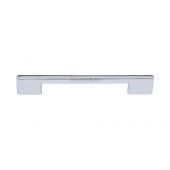 C3681 128-PC Heritage Brass Cabinet Pull Victorian Design 128mm ctc Polished Chrome Finish