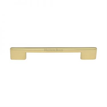 Click Here To Enlarge This Photo Of C3681 256-PB Heritage Brass Cabinet Pull Victorian Design 256mm ctc Polished Brass Finish
