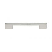 C3681 96-PNF Heritage Brass Cabinet Pull Victorian Design 96mm ctc Polished Nickel Finish