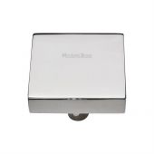 C3685 38-PNF Heritage Brass Cabinet Knob Square Design 38mm Polished Nickel Finish