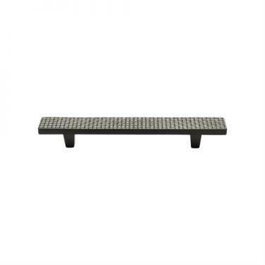 Click Here To Enlarge This Photo Of C3765 128-AN Heritage Brass Weave Cabinet Pull Handle 128mm Aged Nickel Finish
