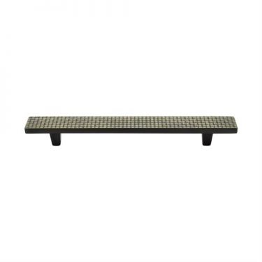 Click Here To Enlarge This Photo Of C3765 160-AB Heritage Brass Weave Cabinet Pull Handle 160mm Aged Brass Finish