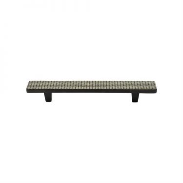 Click Here To Enlarge This Photo Of C3765 96-AB Heritage Brass Weave Cabinet Pull Handle 96mm Aged Brass Finish