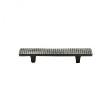Click Here To Enlarge This Photo Of C3765 96-AN Heritage Brass Weave Cabinet Pull Handle 96mm Aged Nickel Finish