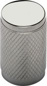 C3840-PNF Heritage Brass Cabinet Knob Cylindric Knurled Design 21mm Polished Nickel Finish