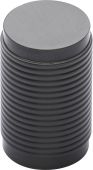 C3850-MB Heritage Brass Cabinet Knob Cylindric Ribbed Design 21mm Matt Bronze Finish