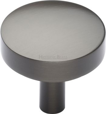 Click Here To Enlarge This Photo Of C3875 32-MB Heritage Brass Cabinet Knob Tayo Design 32mm Matt Bronze Finish