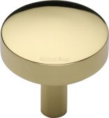 C3875 32-PB Heritage Brass Cabinet Knob Tayo Design 32mm Polished Brass Finish