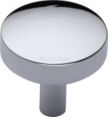 C3875 32-PC Heritage Brass Cabinet Knob Tayo Design 32mm Polished Chrome Finish