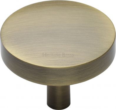 Click Here To Enlarge This Photo Of C3875 38-AT Heritage Brass Cabinet Knob Tayo Design 38mm Antique Brass Finish