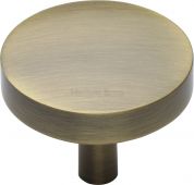 C3875 38-AT Heritage Brass Cabinet Knob Tayo Design 38mm Antique Brass Finish
