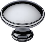 C3950 38-PC Heritage Brass Cabinet Knob Domed Design 38mm Polished Chrome Finish