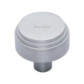 C3987 32-SN Heritage Brass Cabinet Knob Round Deco Design 32mm Satin Nickel Finish