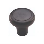 C3990 32-BKMT Heritage Brass Cabinet Knob Round Edge Design 32mm Matt Black Finish