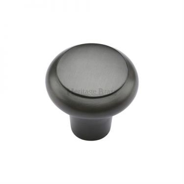 Click Here To Enlarge This Photo Of C3990 38-MB Heritage Brass Cabinet Knob Round Edge Design 38mm Matt Bronze Finish
