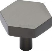 C4344 32-MB Heritage Brass Cabinet Knob Hexagon Design 32mm Matt Bronze Finish