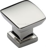 C4382 25-PNF Heritage Brass Cabinet Knob Plinth Design with Base 25mm Polished Nickel Finish