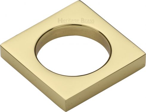 Click Here To Enlarge This Photo Of C4465-PB Heritage Brass Cabinet Knob Mystic Design 40mm Polished Brass Finish