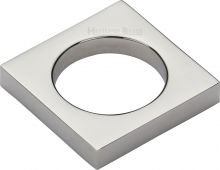 C4465-PNF Heritage Brass Cabinet Knob Mystic Design 40mm Polished Nickel Finish