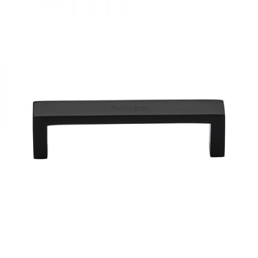 Click Here To Enlarge This Photo Of C4520 101-BKMT Heritage Brass Cabinet Pull Wide Metro Design 101mm ctc Matt Black Finish
