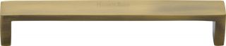 C4520 160-AT Heritage Brass Cabinet Pull Wide Metro Design 160mm ctc Antique Brass Finish