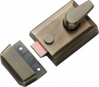 NL3060-AT M.Marcus York 60mm Std. Nightlatch Antique Brass Finish
