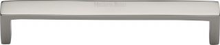 C4520 160-PNF Heritage Brass Cabinet Pull Wide Metro Design 160mm ctc Polished Nickel Finish