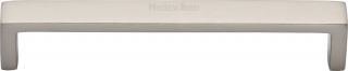 C4520 160-SN Heritage Brass Cabinet Pull Wide Metro Design 160mm ctc Satin Nickel Finish